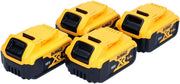 DCB184 18 V Li-ion 5,0 Ah XR Slide Batterie Confezione da 4