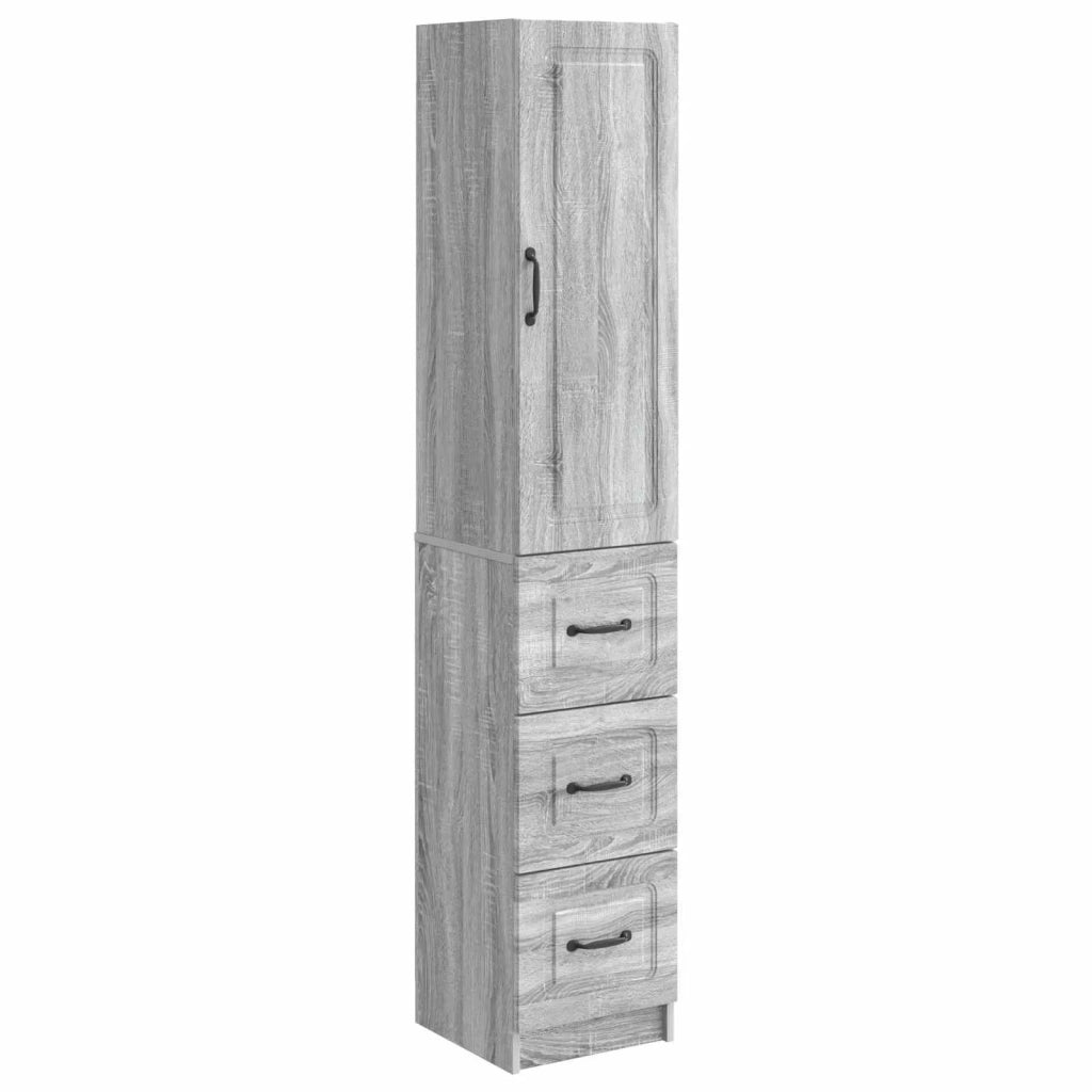 Set di armadi 2 pcs Sonoma grigio 33 x 34,5 x 87 cm 3416976