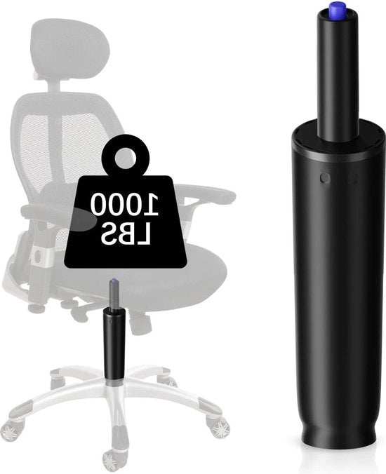 Cilindro a gas - Sostituzione per seggiolino - Nero - 10 cm - Misura universale