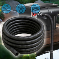 Tubo a spirale per laghetti 25 m 50 mm (2") nero Tubo spiralato per aspirazione