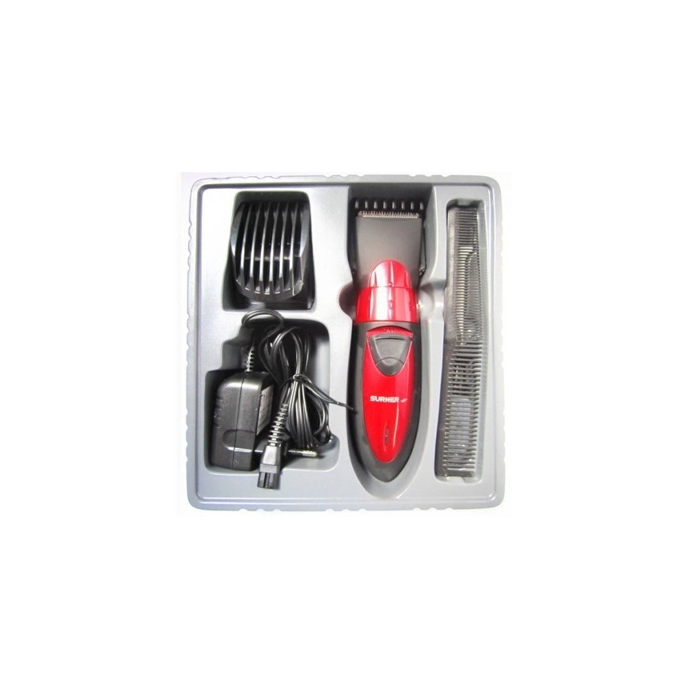 Trade Shop - Rasoio Tagliacapelli Surker Hc-7068 Ricaricabile Capelli Rasatura Barba -