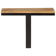 Mensola da Parete | Mensola sospesa 40x30x32 cm in Legno Massello Mango e Ferro