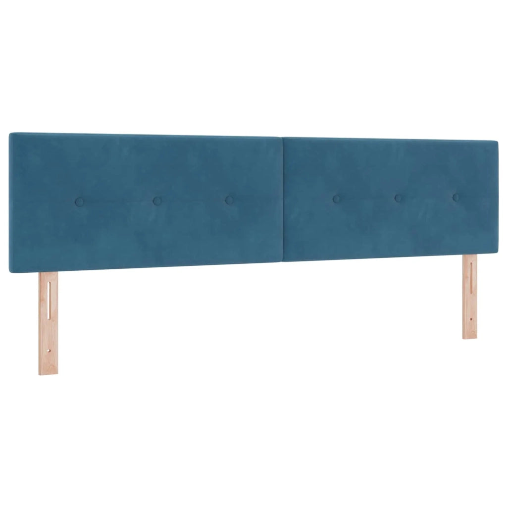 Letto ottomano con materasso Blu Scuro 180 x 200 cm Velluto 3456577