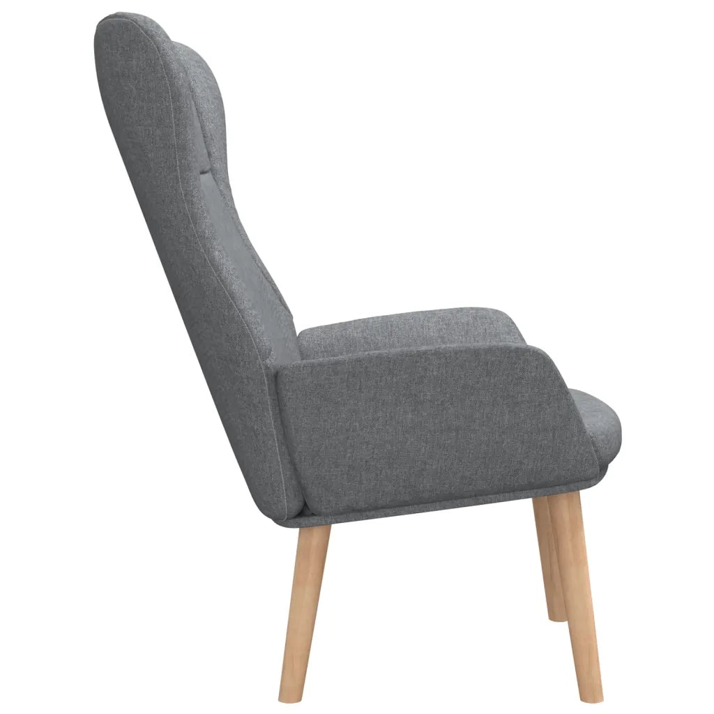Poltrona Relax Grigio Chiaro in Tessuto 341394