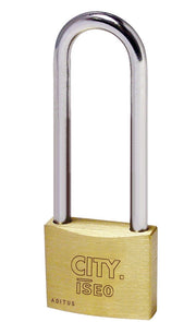10pz lucchetto di sicurezza city arco lungo  mm. 30 cod:ferx.vit30643