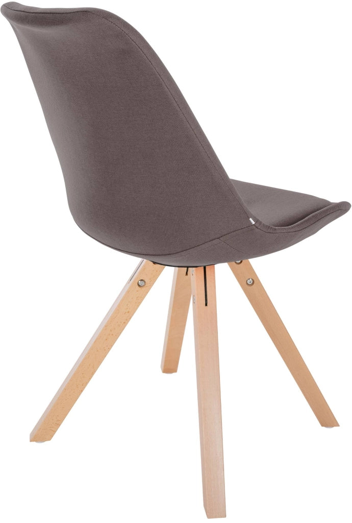 Sedia Sofia Tessuto Tortora,natura (quadrato)