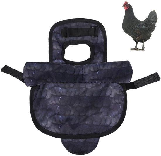 Abbigliamento per polli con protezione per le gambe - Cintura protettiva - Cinture adattabili - Per galline - Per allevamento di polli - 1 pezzo - Vestiti per polli