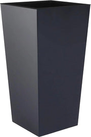Pianta vaso 50 cm alto plastica antiscivolo - serie XL antracite - 7 colori