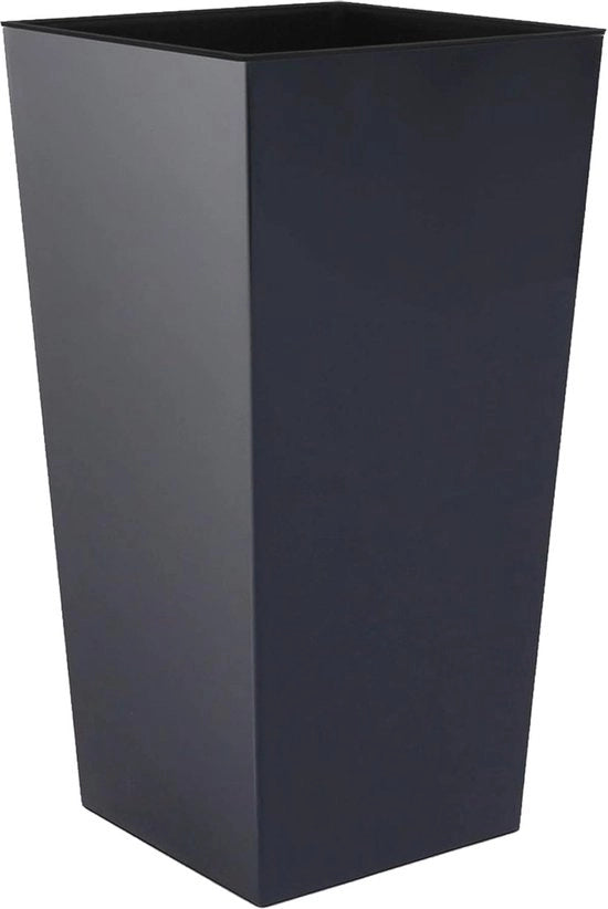 Pianta vaso 50 cm alto plastica antiscivolo - serie XL antracite - 7 colori
