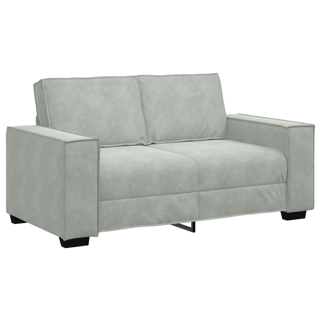 Set di divani con cuscino 3 pcs Grigio 220 x 78 x 84 cm Velluto 3324618
