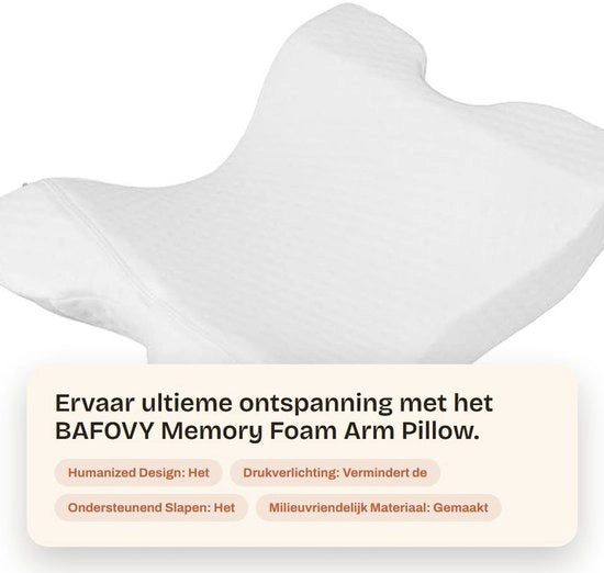 Cuscino di Supporto U-Shaped - Gomma di Supporto - Cuscino di Comfort - Riduce il Dolore alla Schiena - Materiale Respirante - Progettazione Comoda - Cuscino di Supporto per il Sonno