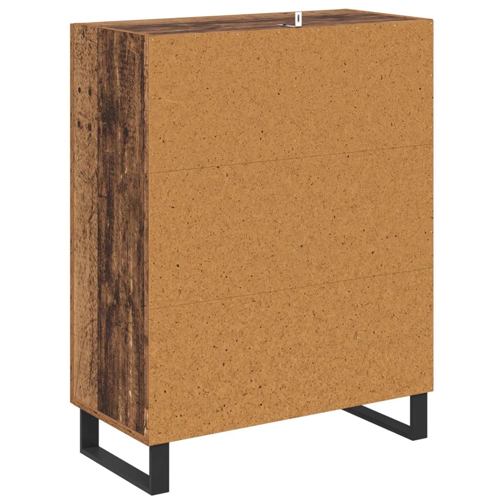 Credenza | Madia | Buffet da pranzo | Armadio da pranzo con cassetto Legno vecchio 69,5 x 34 x 90 cm