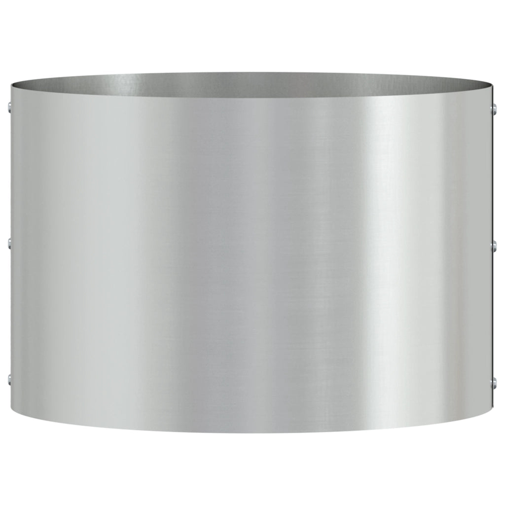 Vaso in metallo zincato Zincato Metallo zincato 30 cm di diametro
