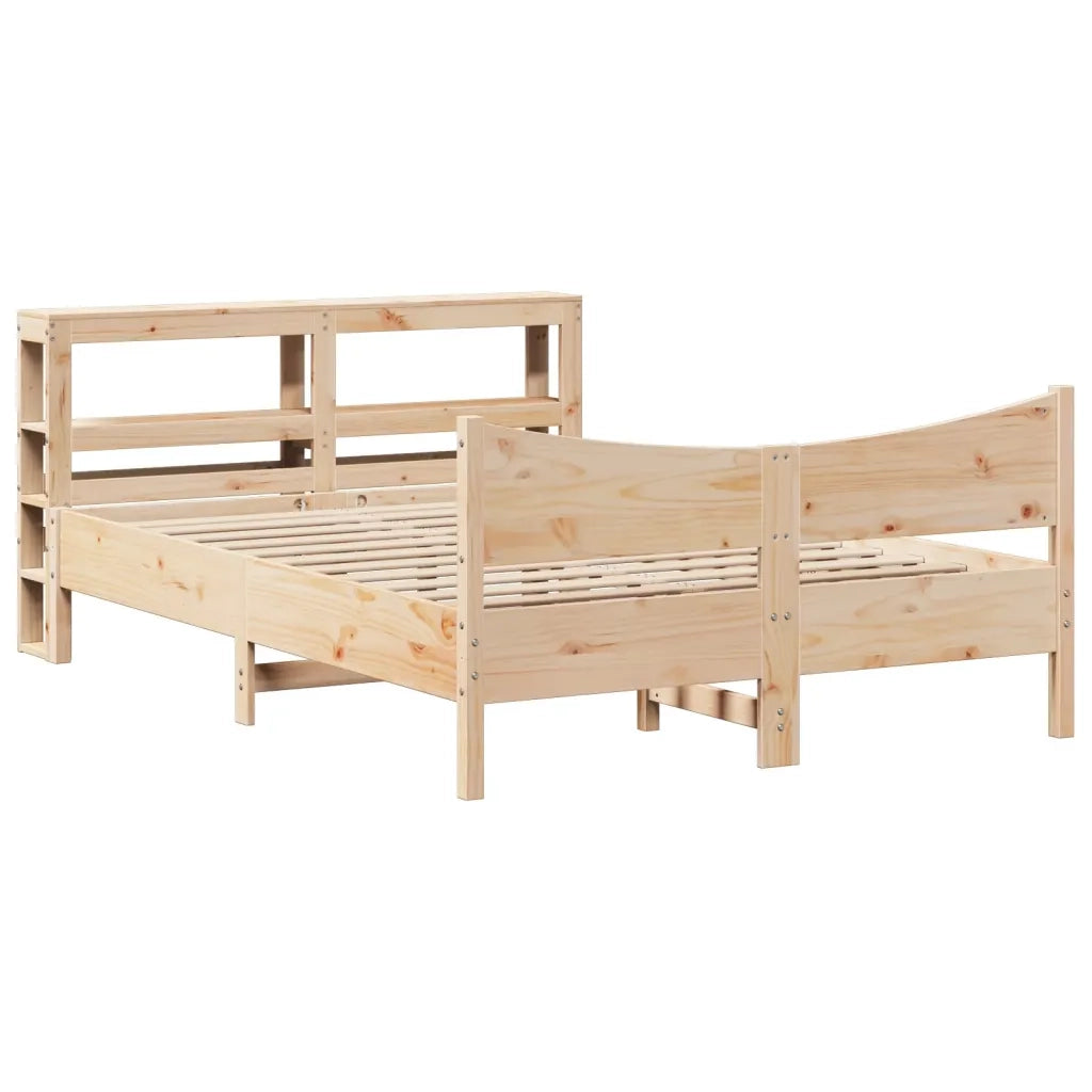 Giroletto con Testiera 120x200 cm in Legno Massello di Pino