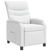 Poltrona reclinabile Bianco Similpelle 42034888