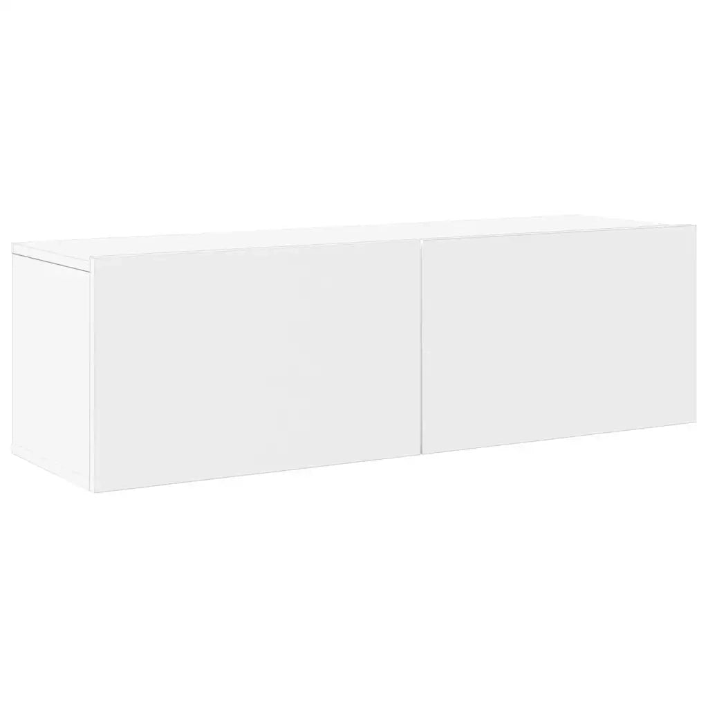 Set di Mobili Porta TV 7 pz Bianco in Legno Multistrato