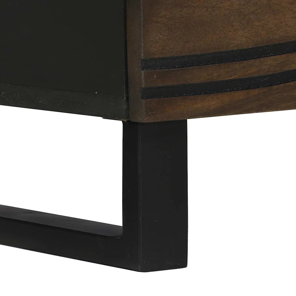 Mobile TV con cassetto-Credenza per TV Noce 70 x 33 x 46 cm Legno multistrato