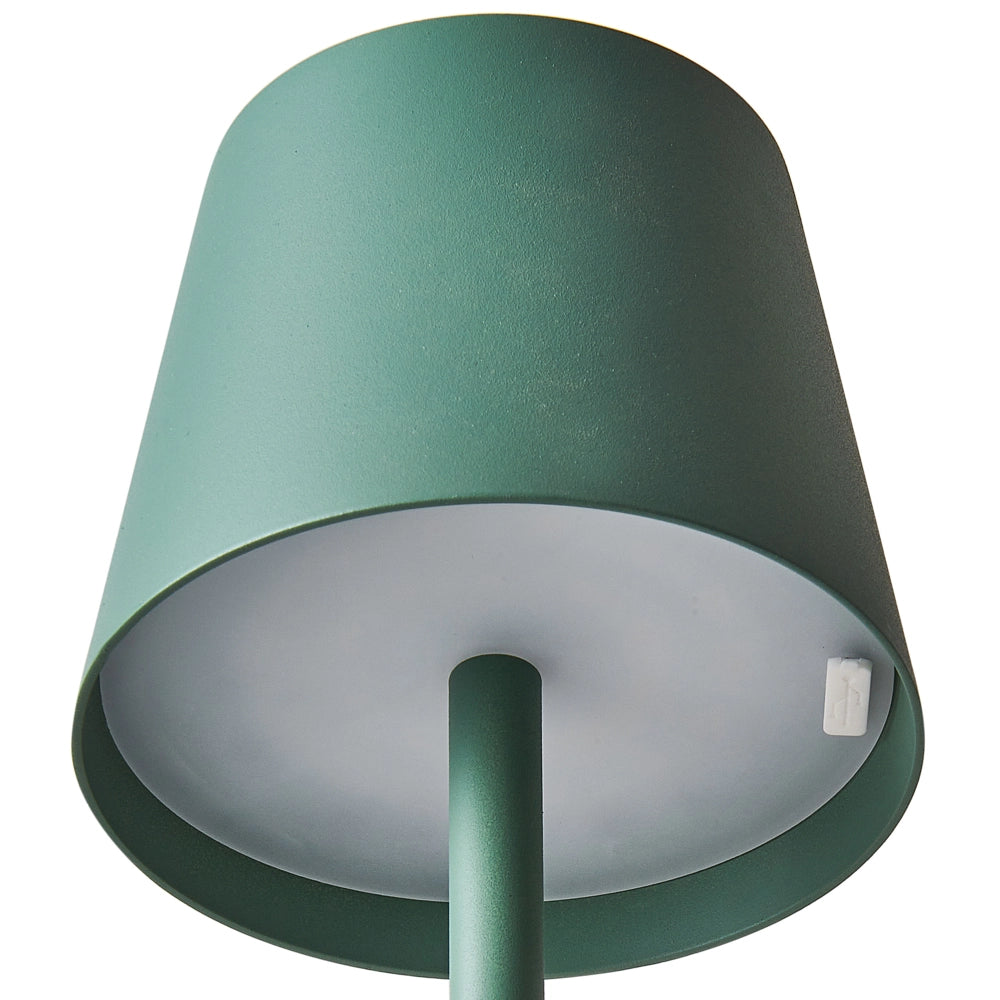 Lampada da terra in ferro verde per interni e per esterni stile moderno