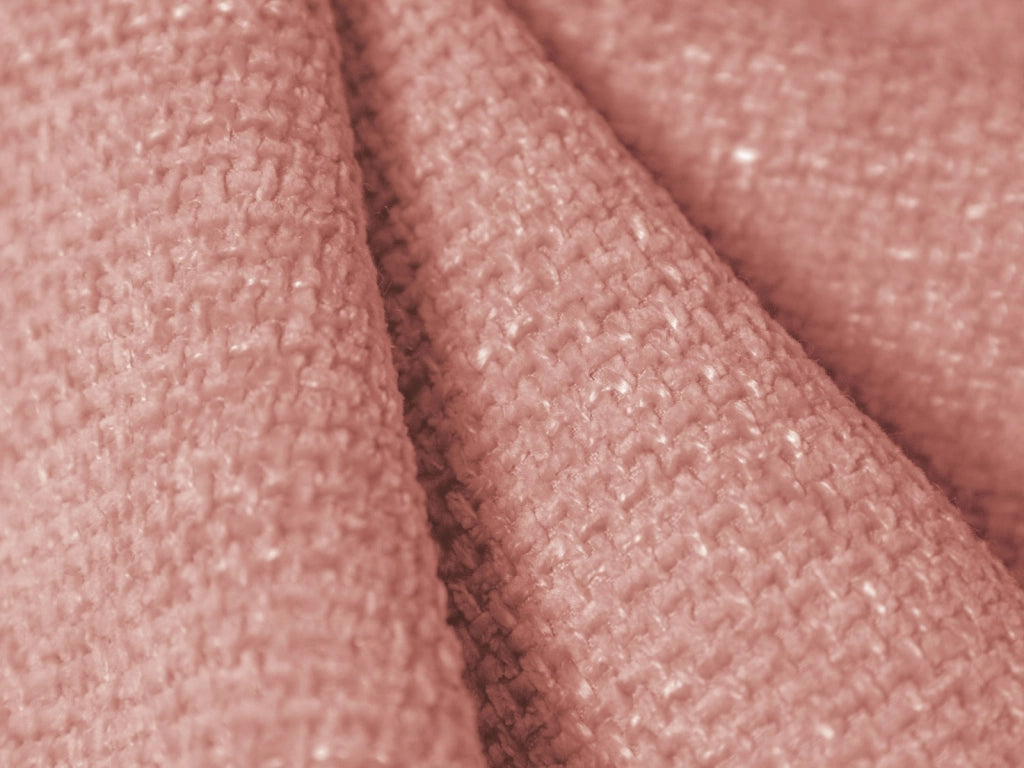 Cosmopolitan Design - Divano angolare destro "Nolio" 4 posti in ciniglia rosa 