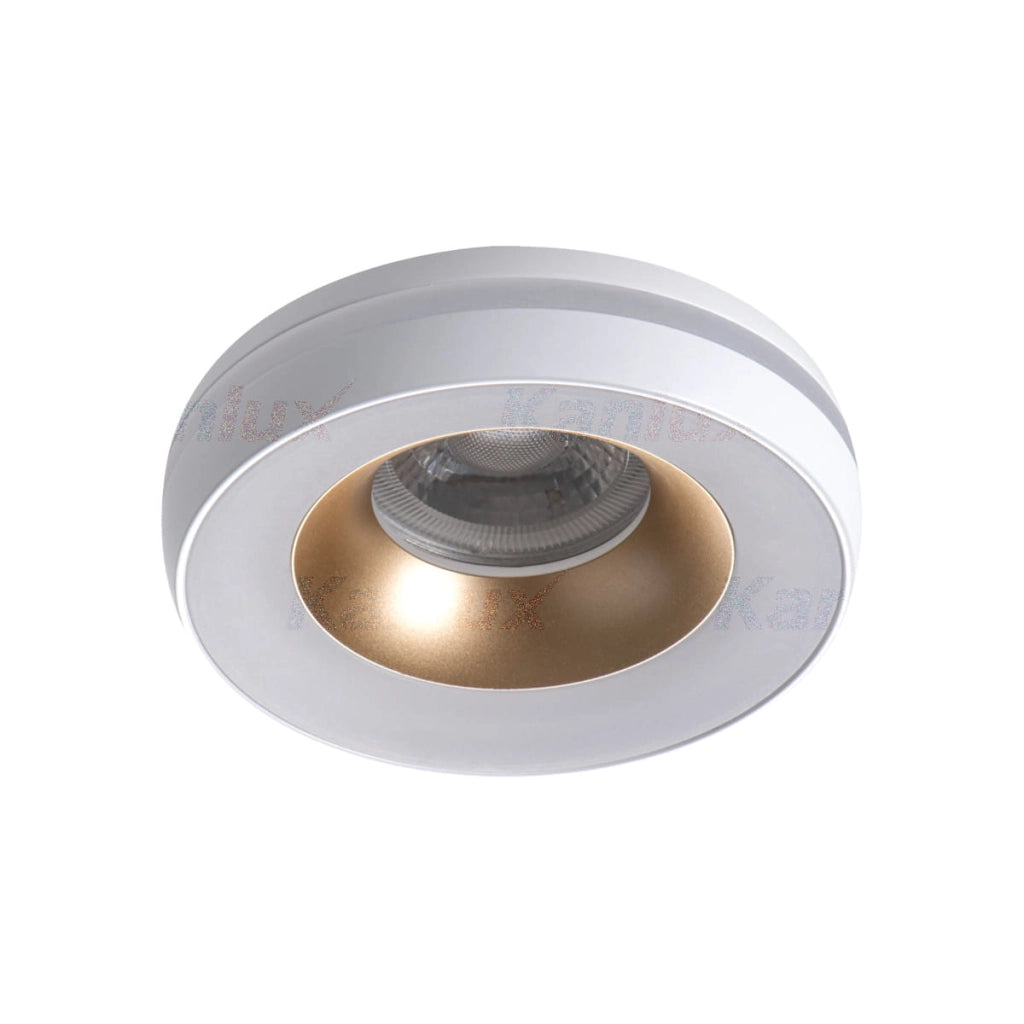 Faretto LED incasso Kanlux Eliceo bianco oro GX5.3/GU10