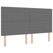 Testiera | Testata LED con Testiera | Testata Grigio chiaro 180 cm Tessuto in Cords