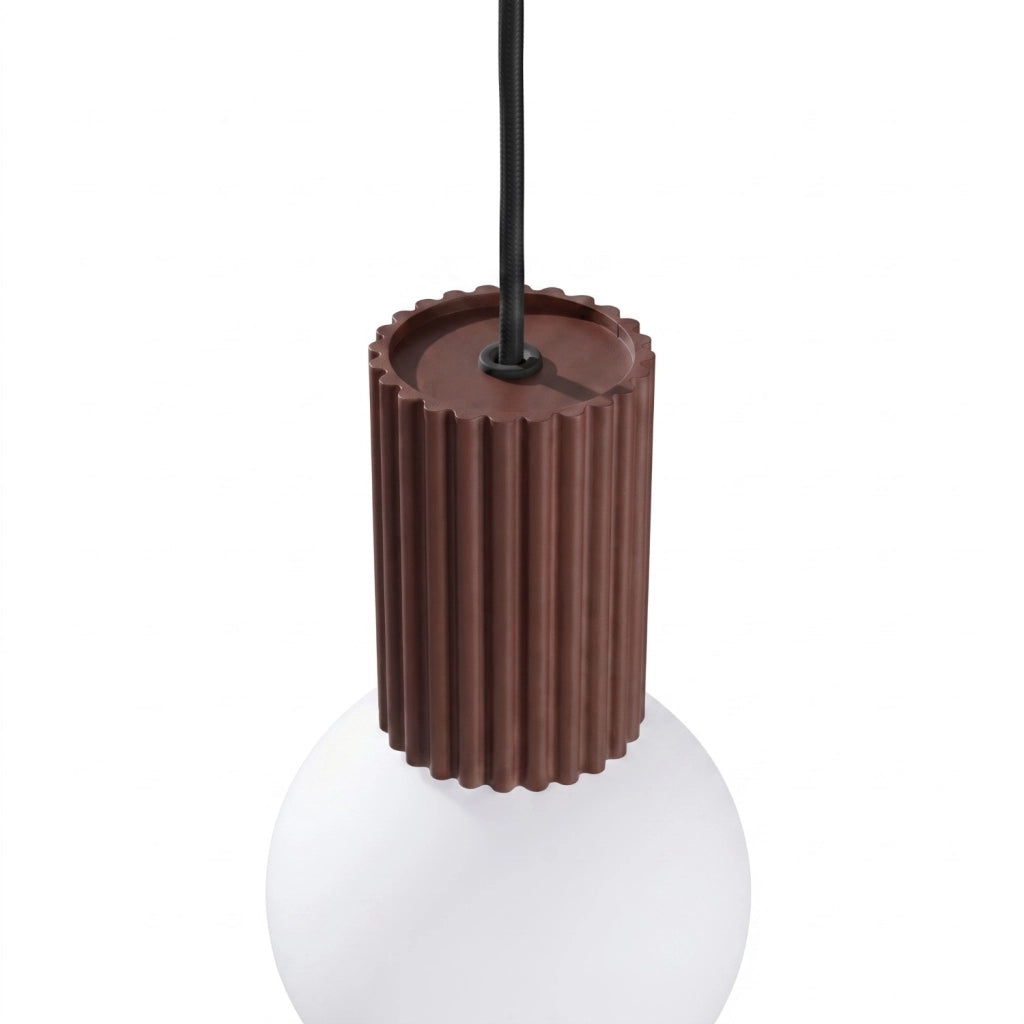 Lampada a sospensione HALO 1 marrone