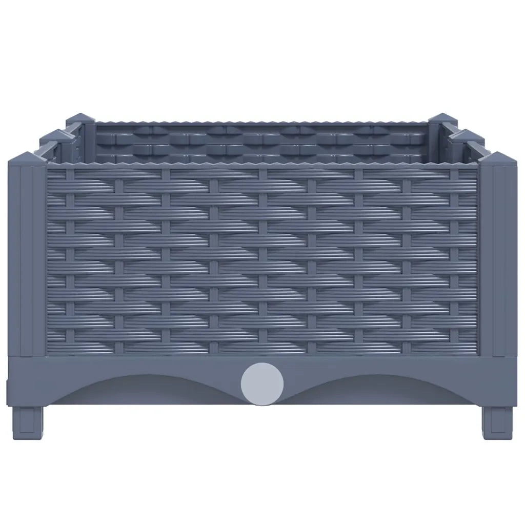 Fioriera Rialzata 80x40x23 cm in Polipropilene cod mxl 54101