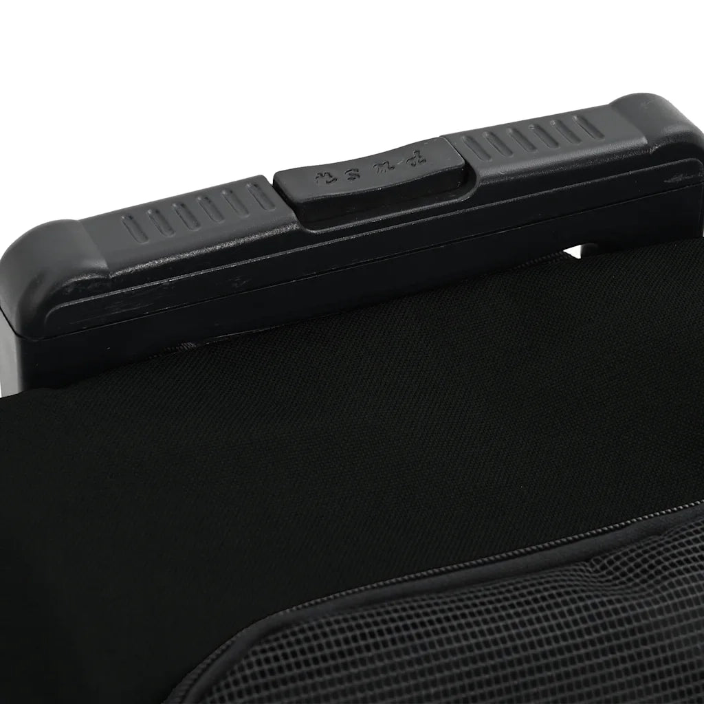 Carrello per Animali 3 in 1 Design Nero 48x32x(57-106) cm Tessuto Oxford 42007372