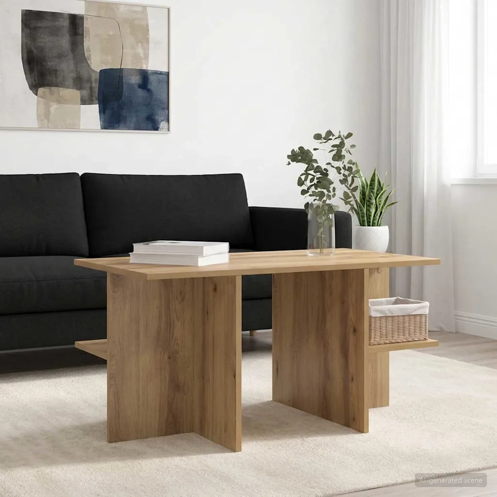 Tavolino da salotto Rovere Artigianale 87 x 50 x 45 cm