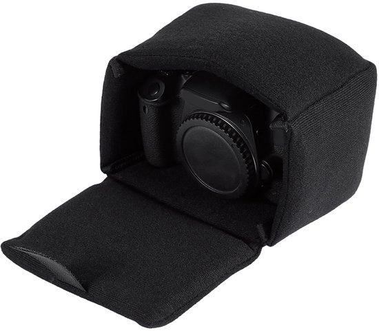 Borsa per Fotocamera - Resistente ai Colpi - Accessorio - Borsa di Stoccaggio - Adattabile - Velluto - 16 x 12 x 13 cm - Inserto per Fotocamera