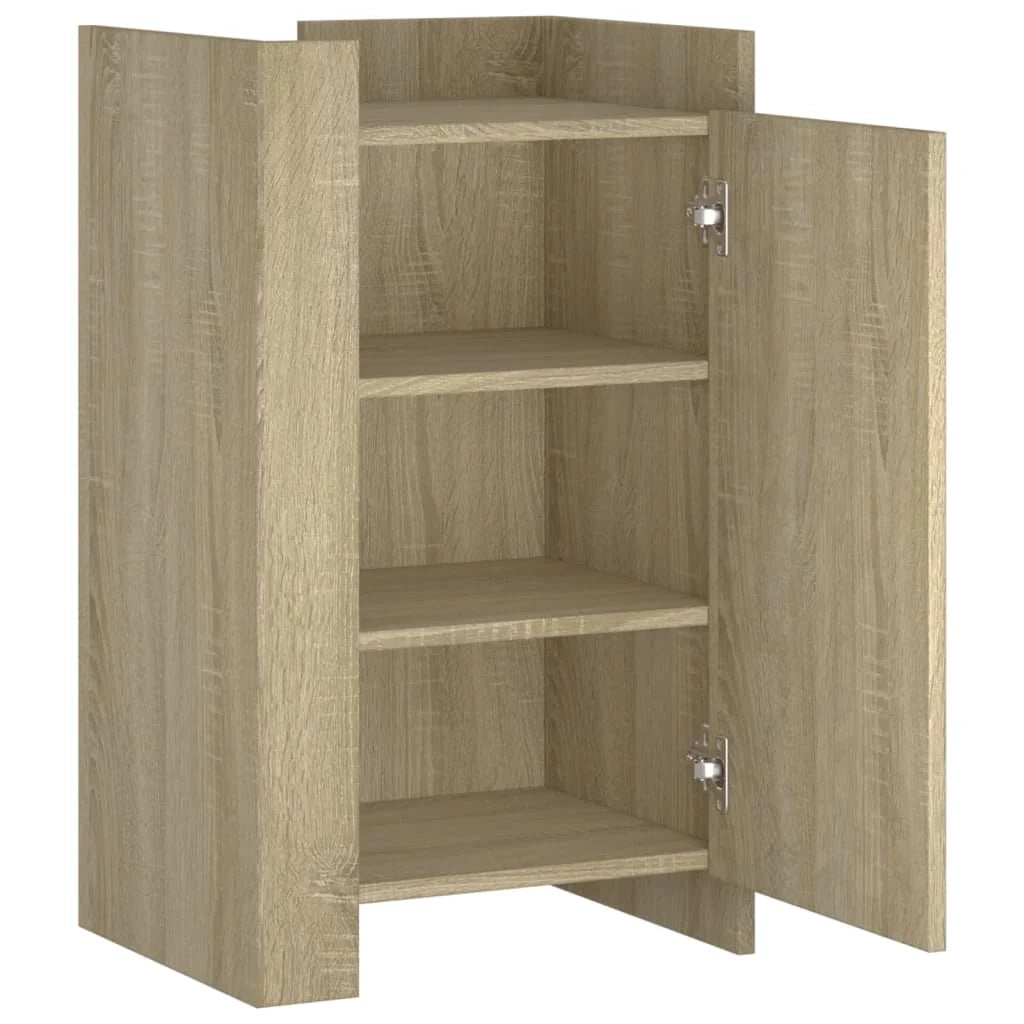 Buffet credenza cassettiera armadio mobile contenitore organizer cucina soggiorno rovere Sonoma 45 x 35 x 75 cm legno ingegnerizzato marrone 02_0031571