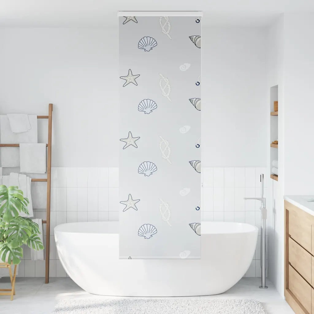 Tenda a rullo | Tenda avvolgibile per Doccia Cassonetto 80x240 cm Larghezza Tessuto