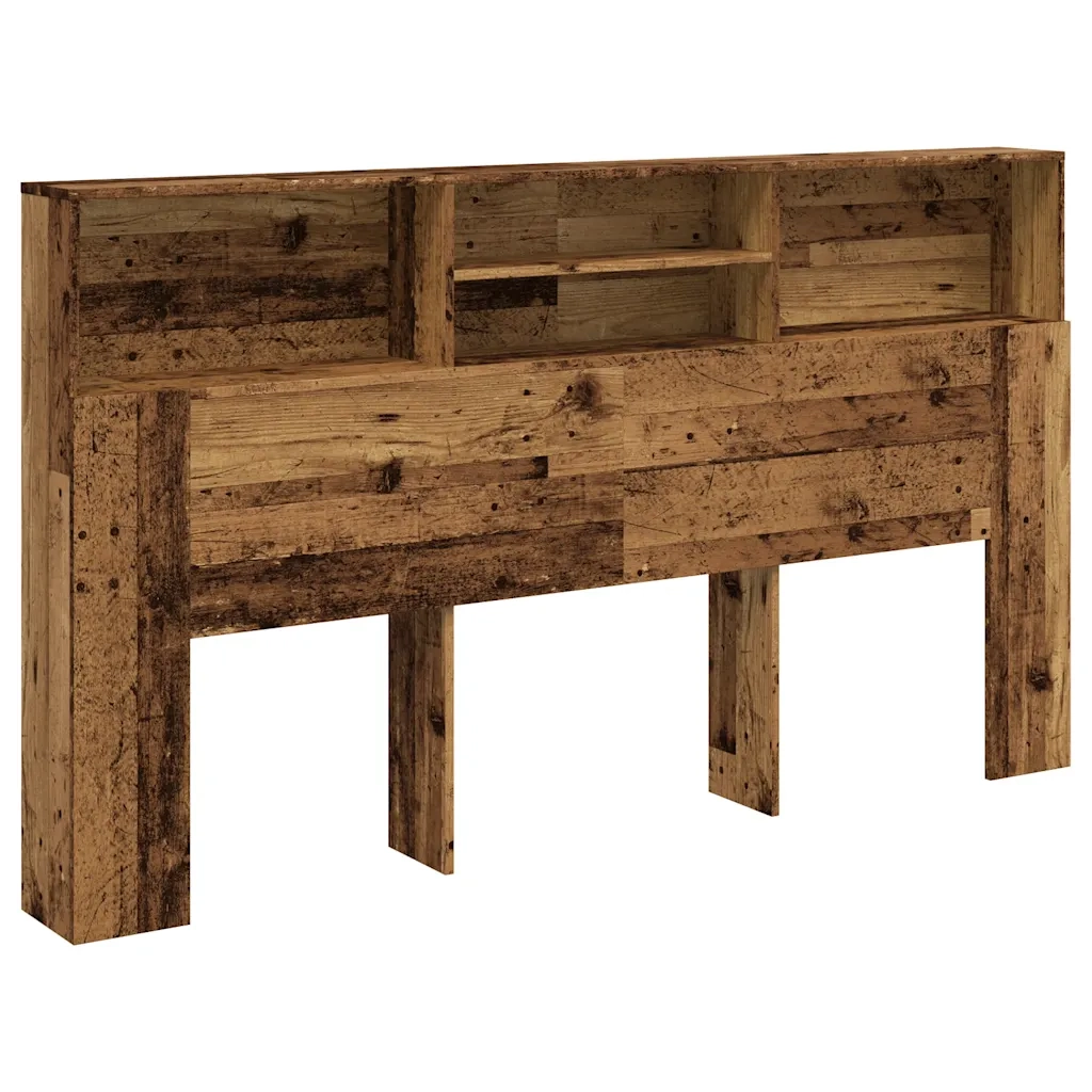Testiera con Contenitore Legno 180x19x103,5 cm in Truciolato