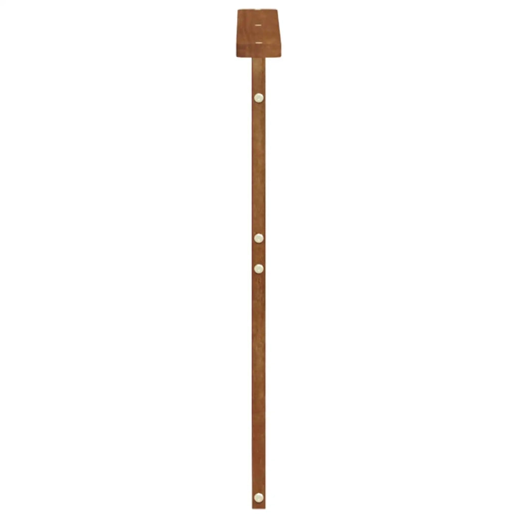 Braccioli 2 pcs Marrone 59 x 6 x 61 cm Legno multistrato 900518