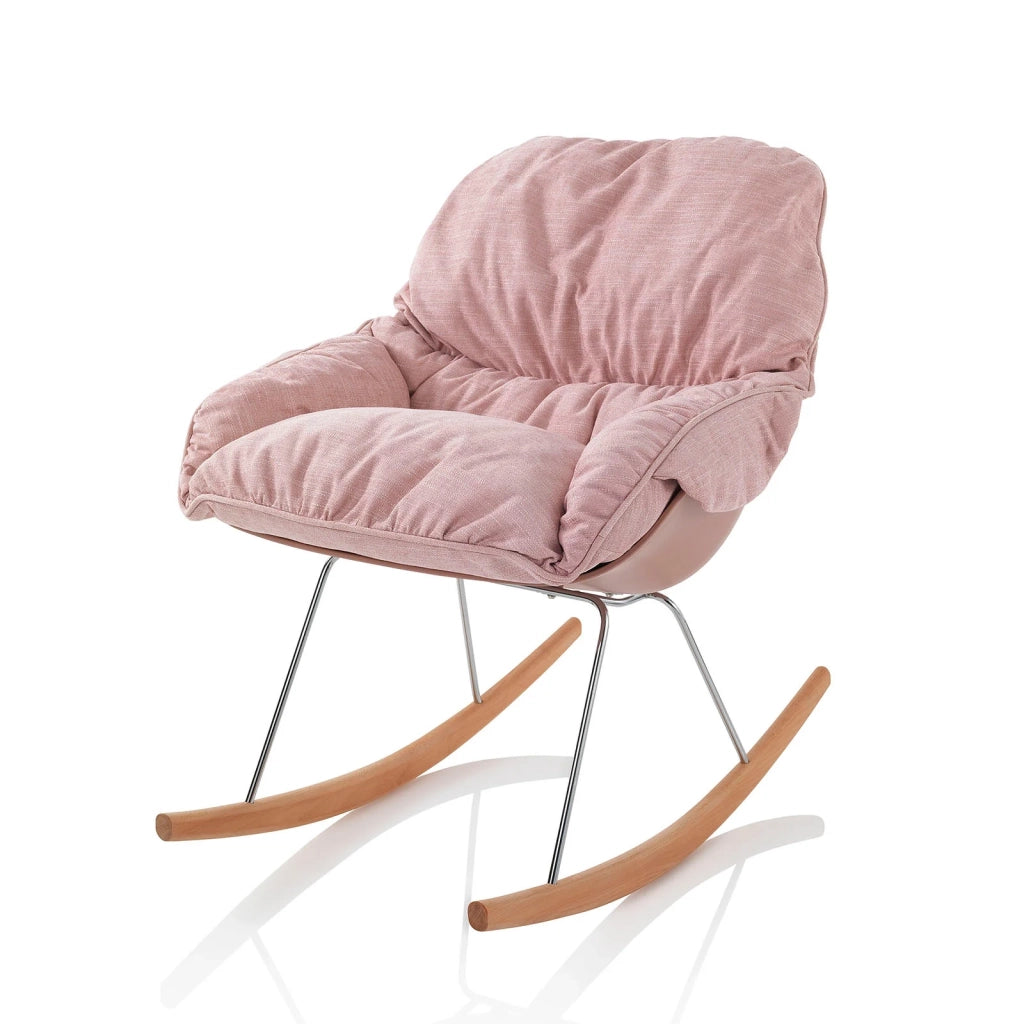 Poltrona con dondolo ZEN rosa