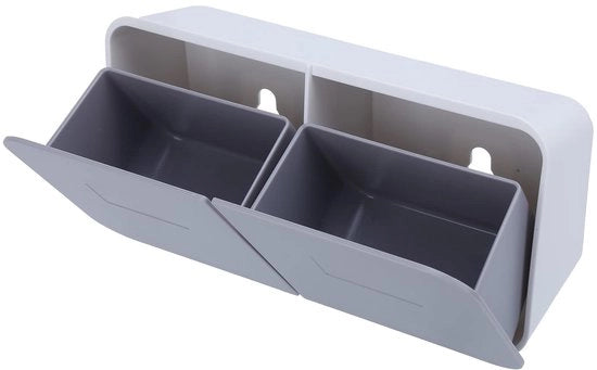 Supporto per lenzuola con progetto ergonomico - Braccio di sostegno per parete - Cassa di stoccaggio - Ripostiglio rimovibile - Facile accesso - Risparmio di spazio