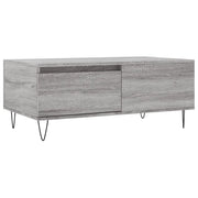 Tavolino salotto | Tavolino da caff¨¨ | Tavolino da Soggiorno Grigio Sonoma 90x50x36,5 cm Legno Multistrato