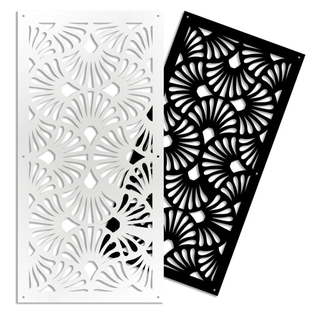 EVENTAILS - Pannello in PVC traforato - Parasole Colore: nero, Misura: 98x198 cm