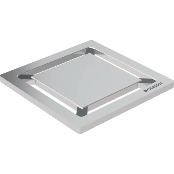 GRIGLIA INOX PER SIFONE DOCCIA DESIGN  8x8 quadrato     GEBERIT