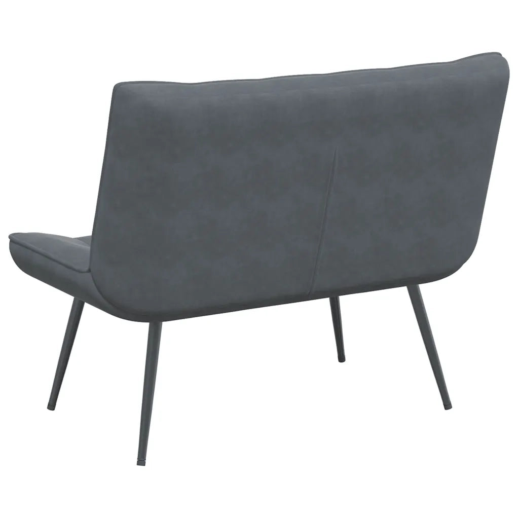 Panca Grigio Scuro 110x74x84 cm in Velluto CFW9756541
