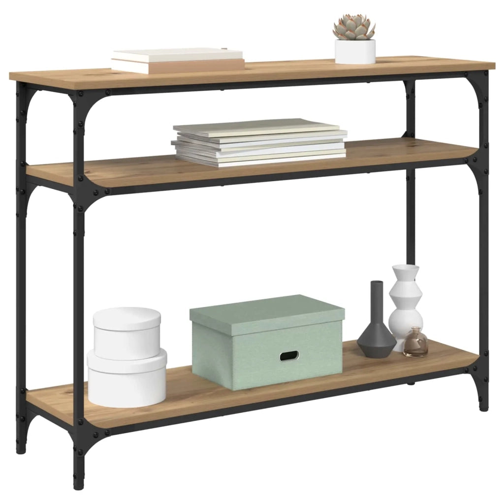 Tavolo consolle Rovere artigianale 100 x 29 x 75 cm