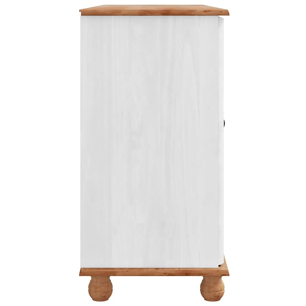 Credenza ASKIM 133,5 x 40 x 79 cm Legno di pino massello 4105432