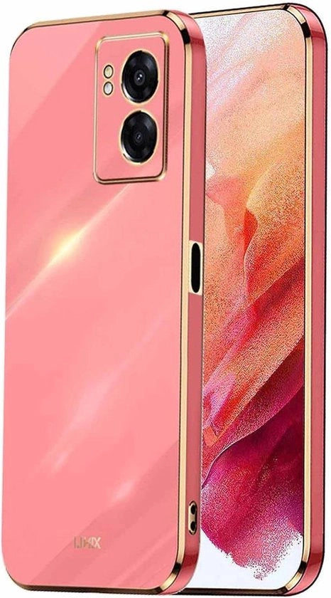 Copriphone per smartphone da 6.6 pollici - Copertura in silicio e TPU galvanizzata - Rosso