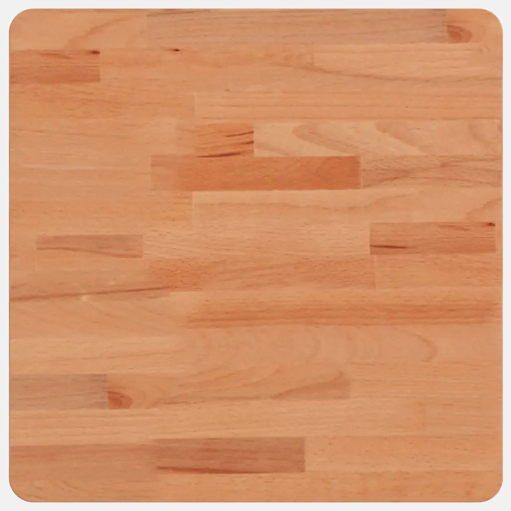 Piano per Tavolo | Superficie Tavolo | Piano Scrivania 40x40x1,5 cm Quadrato Legno Massello di Faggio