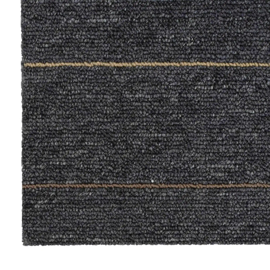 Piastrella per Tappeto Grigio scuro con strisce 50 x 50 cm CFW8972153