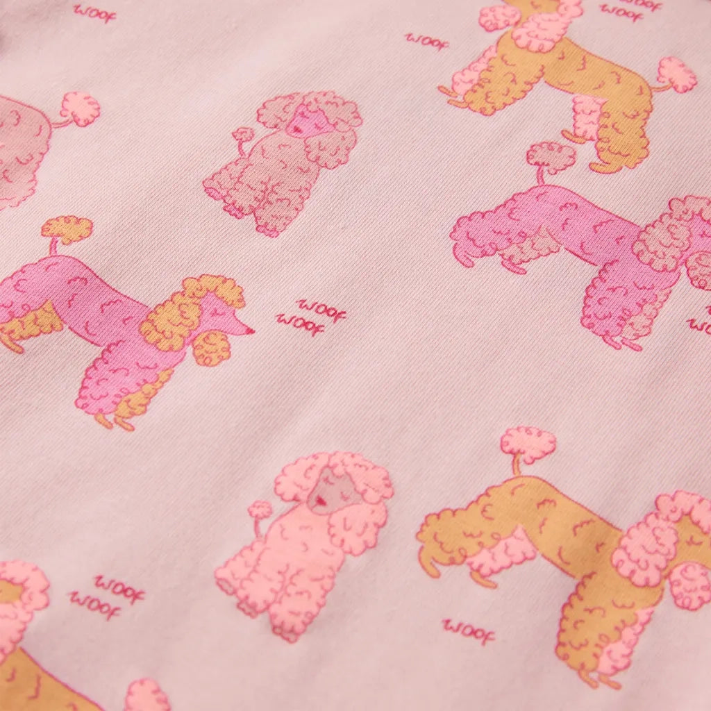 Pigiama da Bambina a Maniche Corte Rosa Chiaro 92 CFW1568815