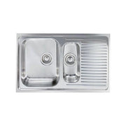 CM Matico 79 x 50 2V Lavello ad incasso Rettangolare Acciaio inossidabile