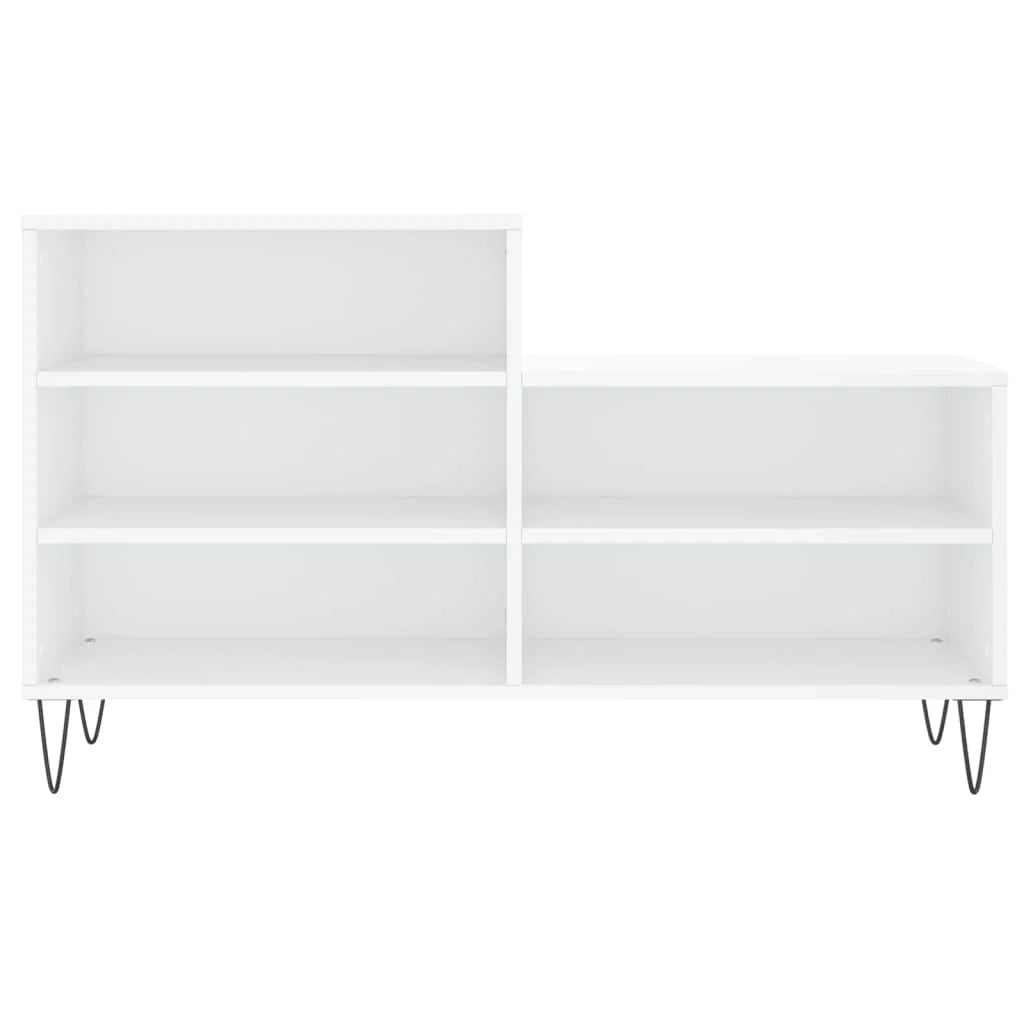 Scarpiera mobile contenitore per scarpe mobile per ingresso/corridoio/soggiorno 102 x 36 x 60 cm legno ingegnerizzato bianco 02_0021423