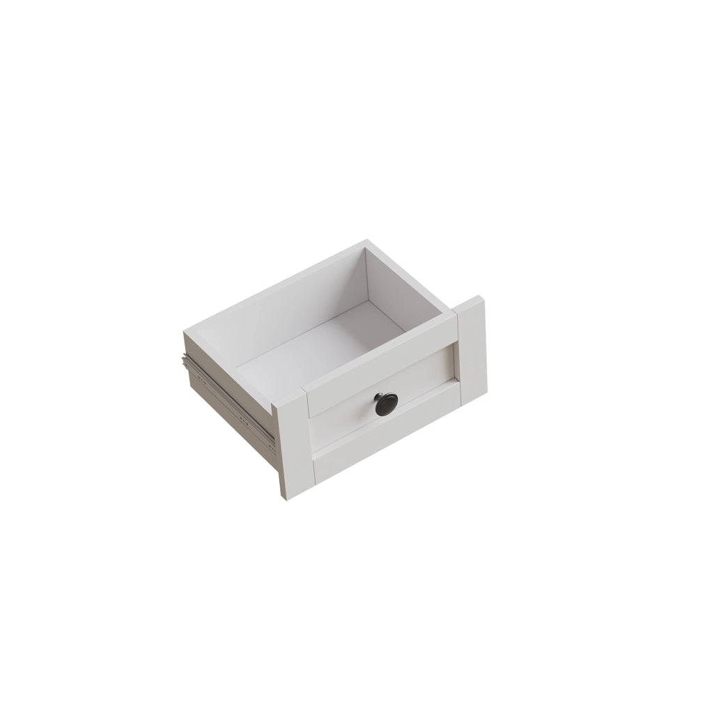 Credenza alta 120x40x180 cm con illuminazione LED; ripiani regolabili in MDF e vetro bianco