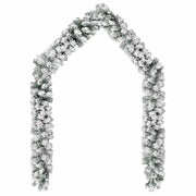 Ghirlanda Natalizia con Neve Verde 20 m in PVC 320969